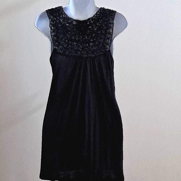 Pullover Sexy Lace Back Mini Dress Top Floaty Sleeveless American Rag Cie S XS - Picture 7 of 12